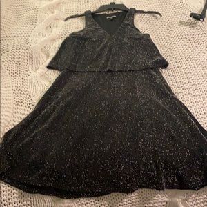 Express Black sparkly dress